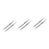 Angoily 6pcs Professional Steel Elbow Tweezers Set for Jewelry Repair and DIY Craft Projects Multifunctional Pointed Tweezers Kit view 1