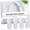 Mobestech 15pcs Toilet Lid Bumpers Adhesive Pad Silicone Pu Cushion Toilet Lid Gaskets Non-Skid for Quiet Closing Fits view 3