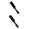 Angoily 2pcs Men's Beard Comb Mustache Comb Barber Brush for Men Grooming Beard Cleaning Bristle Hairdressing Tool Handle Portable Styling Kit view 1