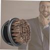 Angoily 4pcs Beard Grooming Brush for Men Beard Straightening Brush Handle Mustache Styling Tool Men's Grooming Tool view 2