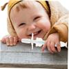 Angoily 8pcs Silicone Toothbrush for Boy Girl to Months Training Toothbrush Suction Base for Boy Girl view 2