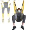 Full Body Patient Lift Sling, Head And Back Support, Toileting Hoist Sling, Toileting Transfer Slings, Split Legs With Commode Opening, 6 Straps, Lifting Sling Medium Compatible With Various Of Lifts view 2
