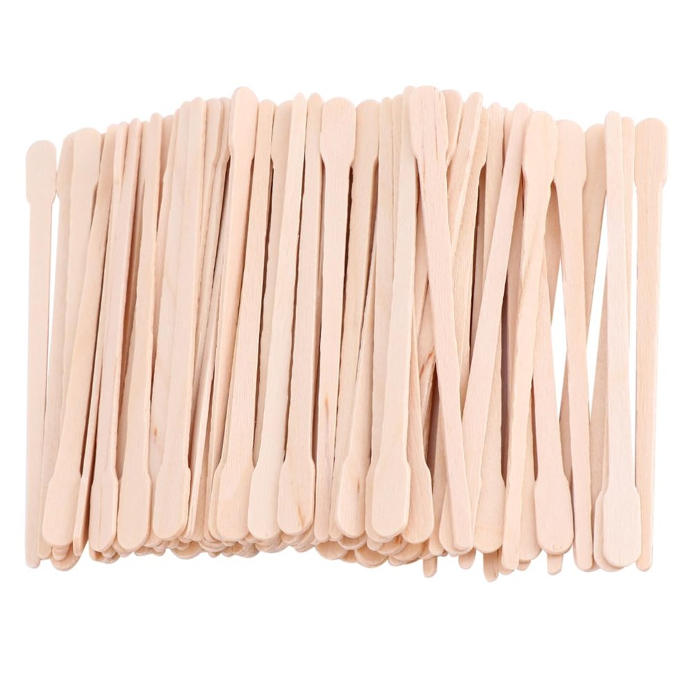 DOITOOL 600pcs Hair Removal Wax Sticks Multifunctional Wooden Wax Applicator Sticks for Waxing Kit