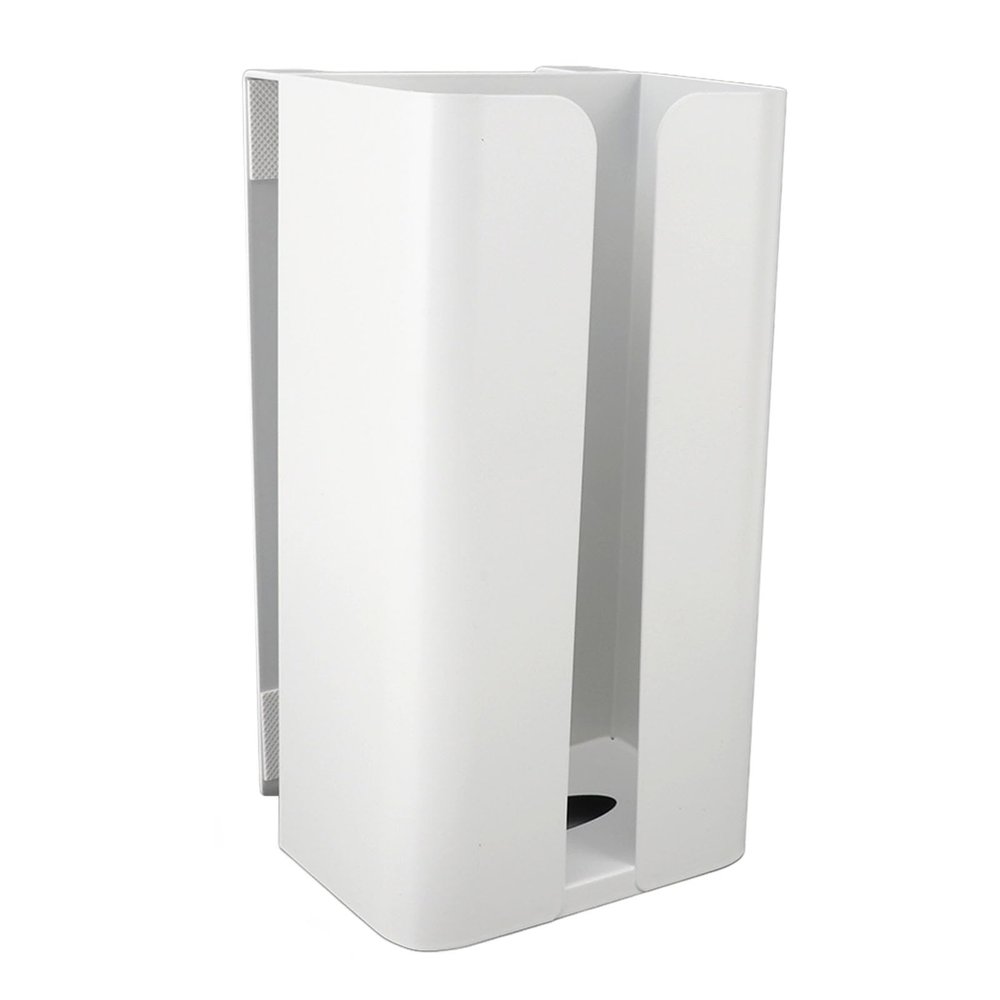 BROLEO Tissue Storage Box, Space Saving Wall Mounted Tissue Box for Hotel for Bathroom (White), BROLEOqxrpva79g6-11
