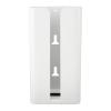 BROLEO Tissue Storage Box, Space Saving Wall Mounted Tissue Box for Hotel for Bathroom (White), BROLEOqxrpva79g6-11 view 2