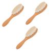 DOITOOL 3pcs Men Barber Styling Brush for Beard and Mustache Shaving Brush Dense Wool Handle view 1