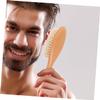 DOITOOL 3pcs Men Barber Styling Brush for Beard and Mustache Shaving Brush Dense Wool Handle view 4