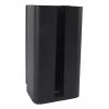 Tissue Storage Box, Space Saving Wall Mounted Tissue Box for Hotel for Bathroom (Black) view 1