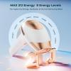 LUBEX 21J IPL Hair Removal Device, 3-in-1 Functions HR/SC/RA, 9 Energy Levels, 999,900 Flashes, Perfect Laser Hair Removal Systerm for Women and Men, Armpits, Legs, Body, Gold view 3