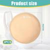 2pcs Castor Oil Breast Pack, Adjustable Breast Castor Oil Pack with String Castor Oil Pack Breast Pads Breast Castor Oil Pack Wrap for Relaxing (Khaki) view 2
