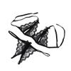 thong set body stocking sexy underwear female naughty rave outfits women's lingerie sets black stockings black lingerie set sexy knickers bra and panties dress adjustable strappy womens view 1