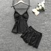 WILLBEST naughty lingerie women night out hollow-out sexy bodysuit for women naughty garters booty shorts for high waisted tights sexy costume under slip stretchy christmas costume view 2