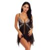 christmas tree dress white padded christmas lingerie sets for women chemise cotton pjs for women sets long white stockings pjs family red bodysuit skirt red lace stockings sexy view 3