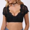 pink bodysuit lace trim camisoles lingerie set sexy with stockings fashion matching pjs for family sexy nightwear mens underwear goth corset negligee plus size cowgirl costume womens pjs set view 2