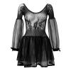 christmas dresses satin pyjamas for women basques stockings sexy slutty dress mesh bodysuit santa sexy outfit ladies thermal tops uk woman's pyjamas thong extra firm shapewear full body suit view 2