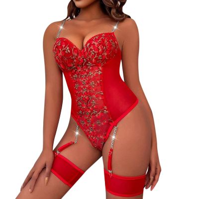 leather suit corset dress christmas bra underwear set for lingerie sets for women uk sling bra panties lingerie plus size naughty outfits women Fuzzy pyjamas outfit lounge mini dress santa
