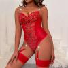 leather suit corset dress christmas bra underwear set for lingerie sets for women uk sling bra panties lingerie plus size naughty outfits women Fuzzy pyjamas outfit lounge mini dress santa view 2