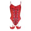 leather suit corset dress christmas bra underwear set for lingerie sets for women uk sling bra panties lingerie plus size naughty outfits women Fuzzy pyjamas outfit lounge mini dress santa view 4