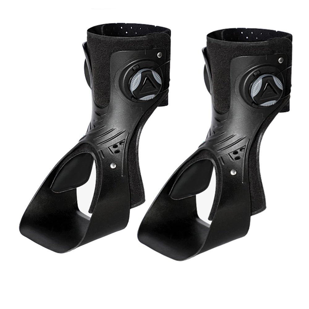 1 Pair Drop Foot Brace Orthosis AFO Ankle Orthosis Support Foot Drop Support Brace for Hemipleia Stroke Shoes Walking,A,L