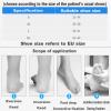 1 Pair Drop Foot Brace Orthosis AFO Ankle Orthosis Support Foot Drop Support Brace for Hemipleia Stroke Shoes Walking,B,M view 2