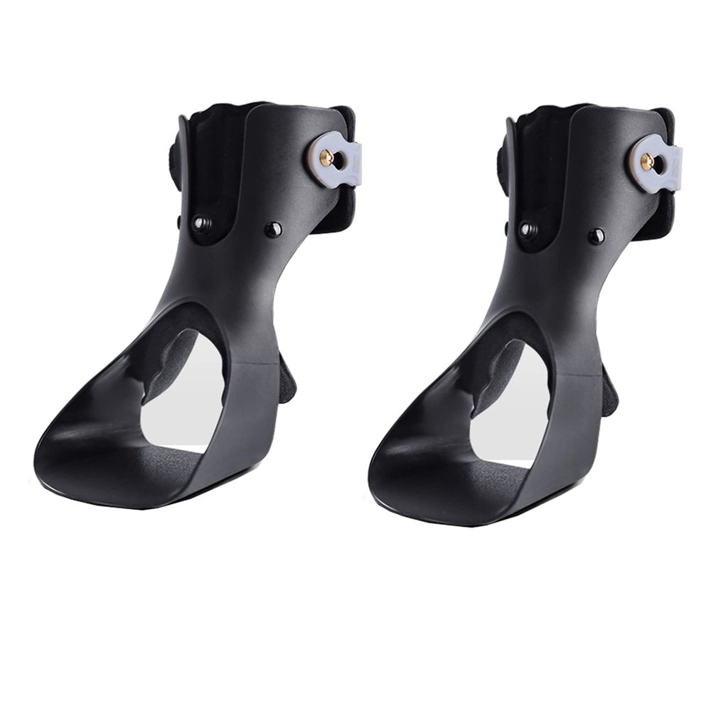 1 Pair Drop Foot Brace Orthosis AFO Ankle Brace Support with Comfortable Inflatable Airbag for Hemiplegia Stroke Shoes Walking Foot Stabilizer,XL