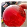 home decoration Beautiful Red Fused Silica Crystal Ball Reiki Decoration Ball Great Choice for Home Decoration (Size : 9-10cm) view 2