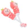 GLEAVI 4pcs Bear Shape Boy Girl Toothbrush Manual Boys and Girls Teeth Brush Soft Bristles for Brushing Little Ones Mouths Safe for Toddlers Years view 3