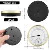 2Pcs Metal Dial Sauna, Sauna Thermometer, 2 in 1 Sauna Thermometer Hygrometer Indoor Sauna Hygrometer and Thermometer 10-120 Sauna Thermometers Portable Sauna Hygrometer for Sauna Room view 2