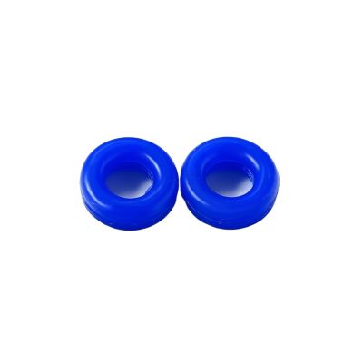 10pairs Eyeglasses Temples Mini Cute Colorful Circle Silicone Anti-slip Protectors Soft Glasses End Tips Retainers Adult (Color : Blue, Size : A)