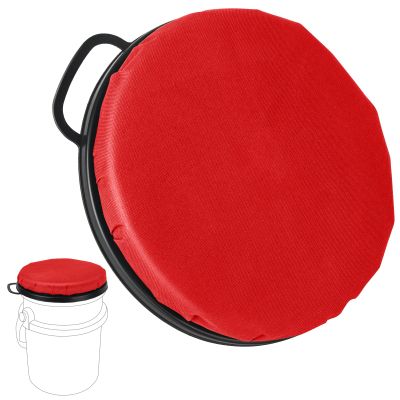 5 Gallon Bucket Seat for Yeti, Swivel Lid With Padded Top for Cozy Sitting, Cushion for Outdoor Fishing, Hunting, Gardening, Camping, Car Washing, Softball Training