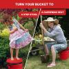 5 Gallon Bucket Seat for Yeti, Swivel Lid With Padded Top for Cozy Sitting, Cushion for Outdoor Fishing, Hunting, Gardening, Camping, Car Washing, Softball Training view 3