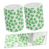 HAPINARY 2 Pack Printed Toilet Paper Rolls Safe Soft Bathroom Tissue Napkin Paper for Hotel Home view 2
