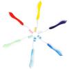 iplusmile 6pcs Folding Toothbrush Sleeve Travel Portable Soft Bristles Toothbrush Holder for Hotel Travel Outdoor Convenient Household Use view 1