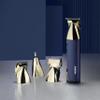 BaByliss Super-X Metal Multi Trimmer - Professional 15-in-1 Grooming Kit with Japanese Steel Blades, Magnetic Heads, Digital Display, Waterproof Design, 5-Hour Cordless Runtime, Navy/Gold, MT992U view 2