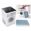 Washing Powder Box Metal, Detergent Storage Box with Lid Detergent Container Detergent Box Washing Powder Jar Washing Machine Appearance Gift view 4