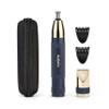 BaByliss Super-X Metal Series Nose Trimmer, Ear Eyebrow Hair Trimmer for Men, Grooming Kit, Gifts for Men (Gold/Blue) view 1