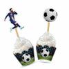 Seyal Soccer Football Cupcake Wrapper view 1