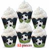 Seyal Soccer Football Cupcake Wrapper view 2