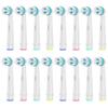 16pcs Ortho Care Toothbrush Heads, Compatible with Braun Oral B Electric Toothbrush for Precise Cleaning Around Braces.