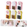 DECHOUS 6pcs Cat Claw Sponge Wipe Kitchen Scrub Dish Brush Cleaning Sponge for Washing Dishes and Kitchen Use view 2