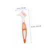 Angoily 4pcs False Teeth Brush Cleaner Household Cleaning Brush Care Toothbrush for Cleaning view 2