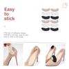 Beatifufu 6pairs Women High Heel Non-Slip Heel Pads Shoe Pads Pain Relief Cushions for Cushion Inserts and Shoe Protectors view 2