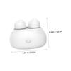 SKISUNO Electric Washer for Contacts Lenses Cleaner Automatic Lens Cleaning Tool Professional Lens Washer for Travel Use White view 2