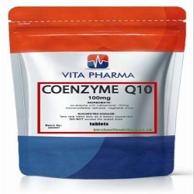 VITA PHARMA Co Q 10 100mg Coenzyme Q10 Supplement 120 Tablets