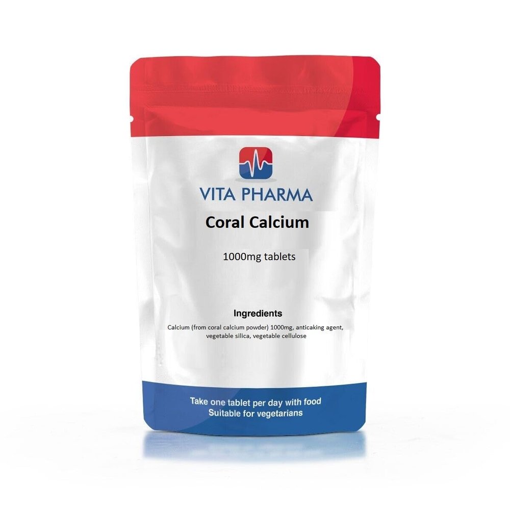VITA PHARMA Coral Calcium 1000mg 30 Tablets