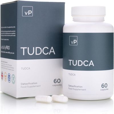vP Vitality Pro TUDCA 250mg x 60 Capsules - Over 99.5% Purity Third Party Tested - Vitality Pro TUDCA Supplement - 15 Grams
