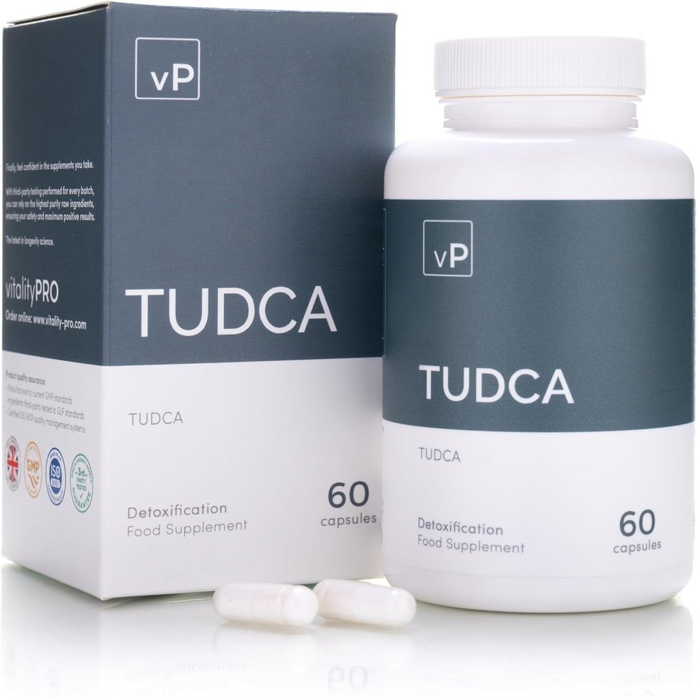 vP Vitality Pro TUDCA 250mg x 60 Capsules - Over 99.5% Purity Third Party Tested - Vitality Pro TUDCA Supplement - 15 Grams