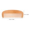 ANKROYU Mustache Wodden Comb, Wooden Wide Tooth Comb, Portable Men Beard Wooden Comb Kit, Wooden Beard Comb Kit for Conditioner Oils and Beard Balms view 2
