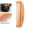 ANKROYU Mustache Wodden Comb, Wooden Wide Tooth Comb, Portable Men Beard Wooden Comb Kit, Wooden Beard Comb Kit for Conditioner Oils and Beard Balms view 3