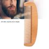 ANKROYU Mustache Wodden Comb, Wooden Wide Tooth Comb, Portable Men Beard Wooden Comb Kit, Wooden Beard Comb Kit for Conditioner Oils and Beard Balms view 4